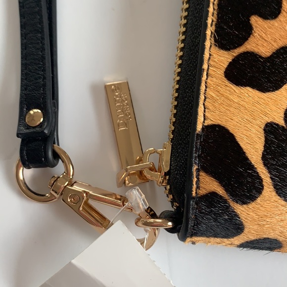 Dune London leopard Leather clutch wallet nwot 7x4 - Picture 5 of 10